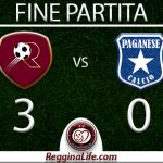 Reggina-Paganese 3-0 il tabellino